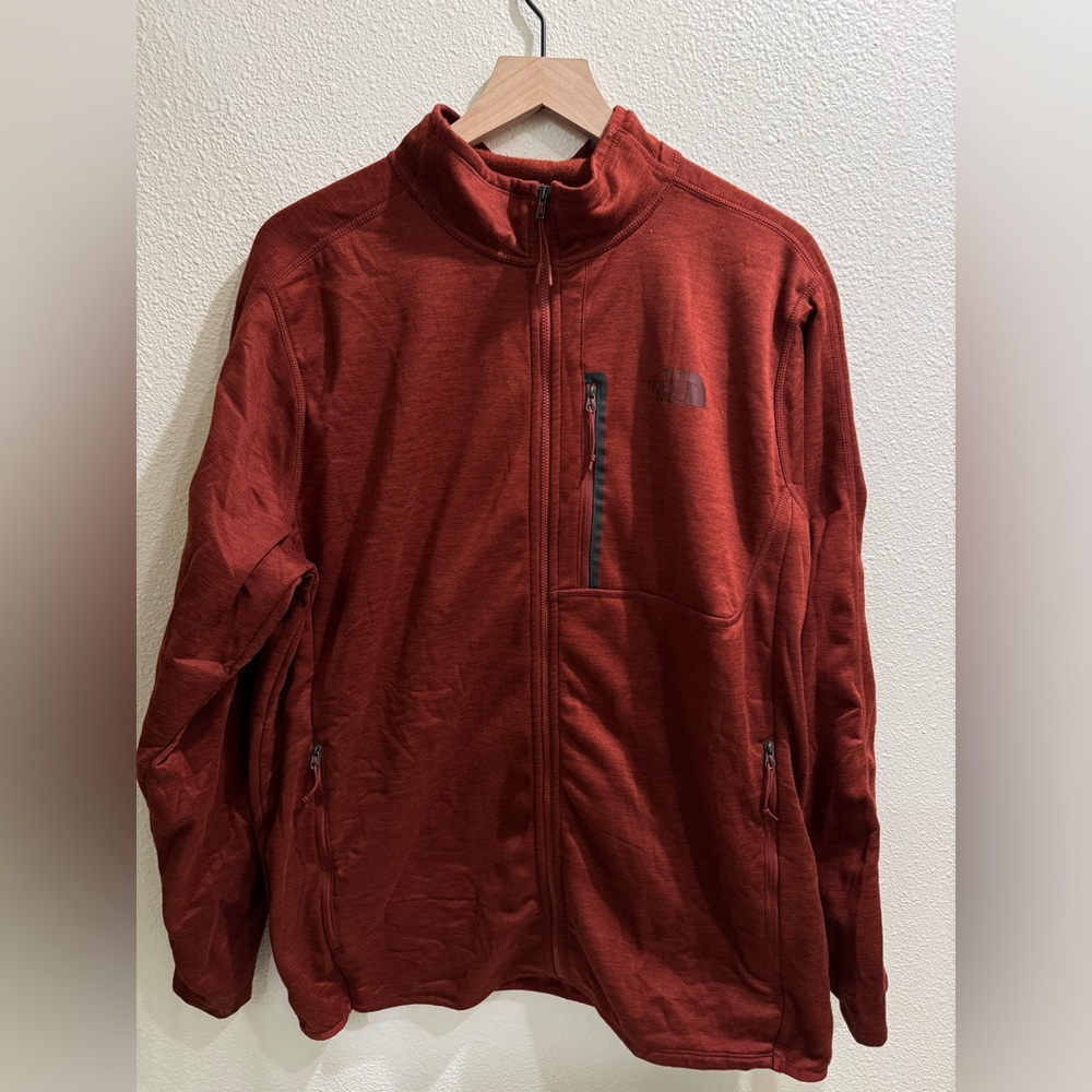 The North Face Zip-Up Sweater Rust XL